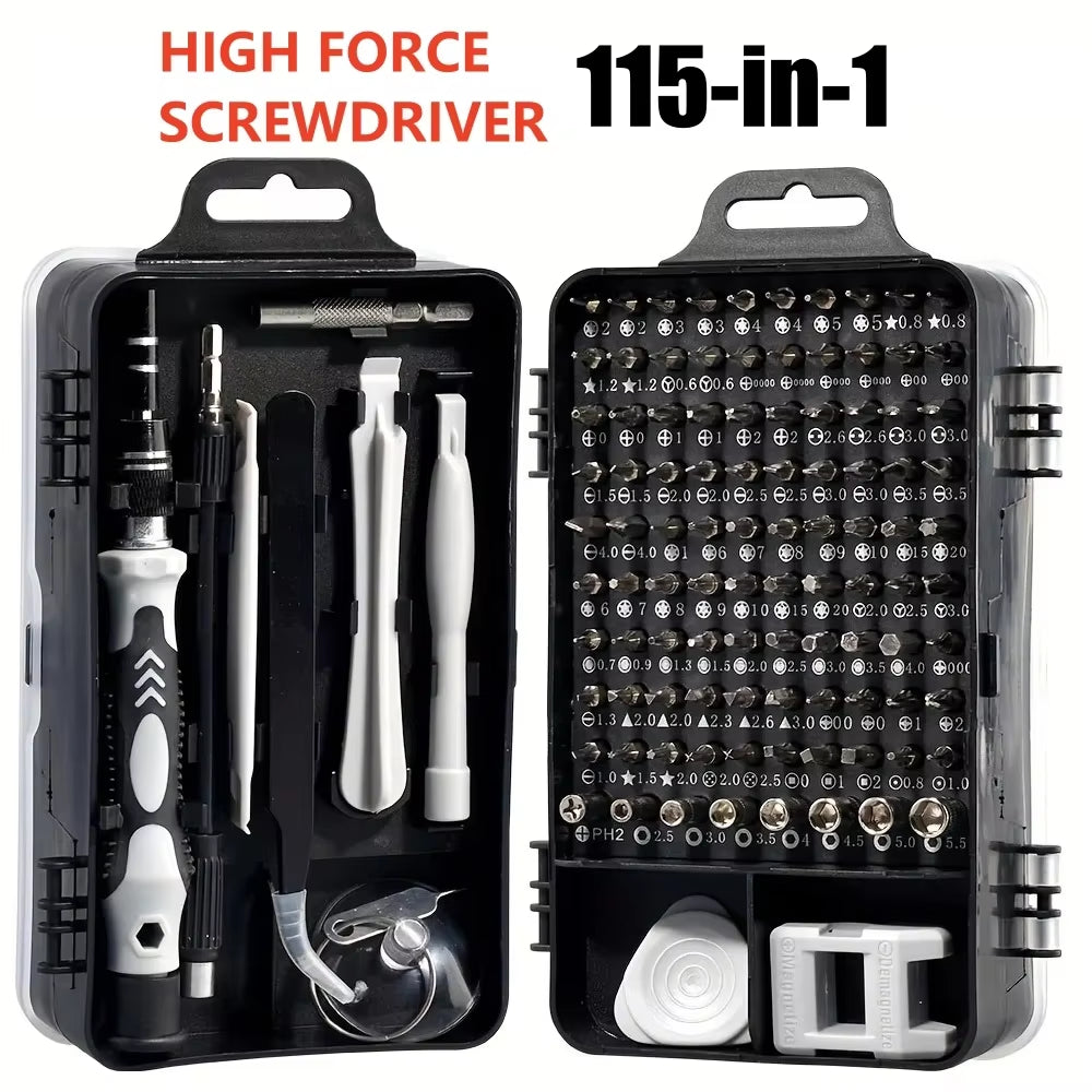 115-In-1 NEW Precision Screwdriver Set Multifunctional Professional Repair Tool with Magnetic Suitable for Various Repairs