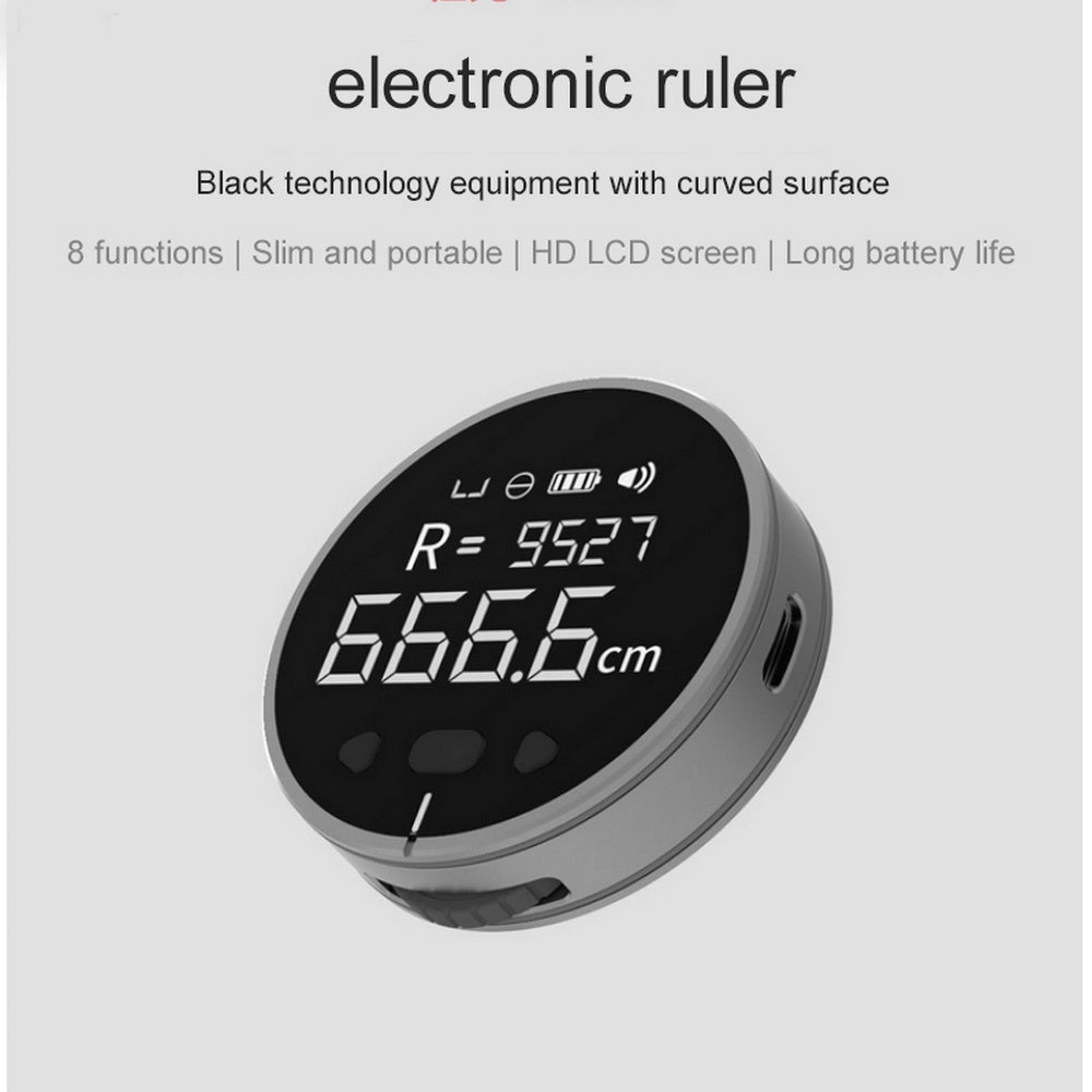 Instrument de mesure de distance Règle de mesure électronique Ruban à mesurer LCD numérique haute définition Règle de mesure électronique de haute précision Outil